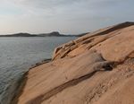 Auf der nahen Insel mit vielen Badestellen