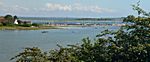 Ansicht vom Hafen Langör auf Samso