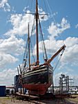 Auf der Werft in Hals