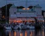 Restaurant im Hafen von Strömstad